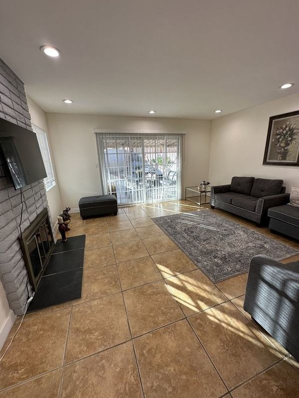 Bright clean living room in a Colorado home